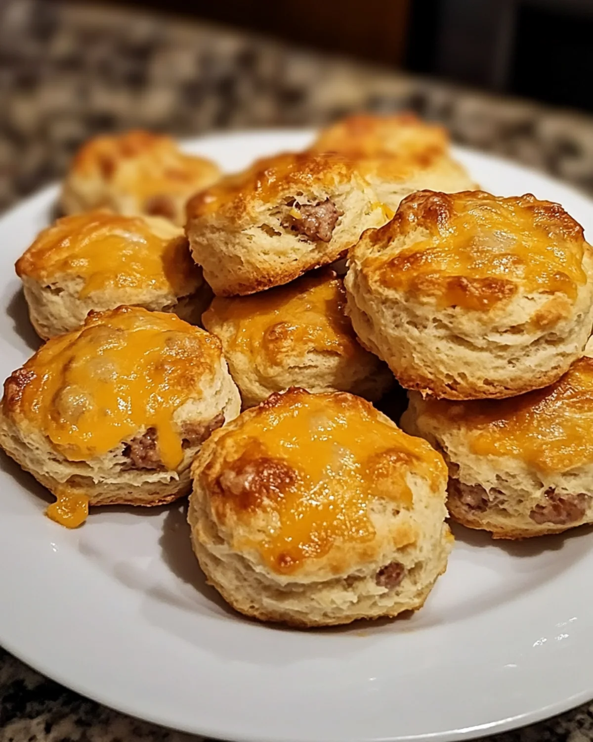 Keto Sausage Cheddar Biscuits – Perfect Low-Carb Treat