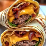 Cheesy Bacon Burger Wraps: Quick and Tasty Wrap Recipe 5 Cheesy Bacon Burger Wraps: Quick and Tasty Wrap Recipe