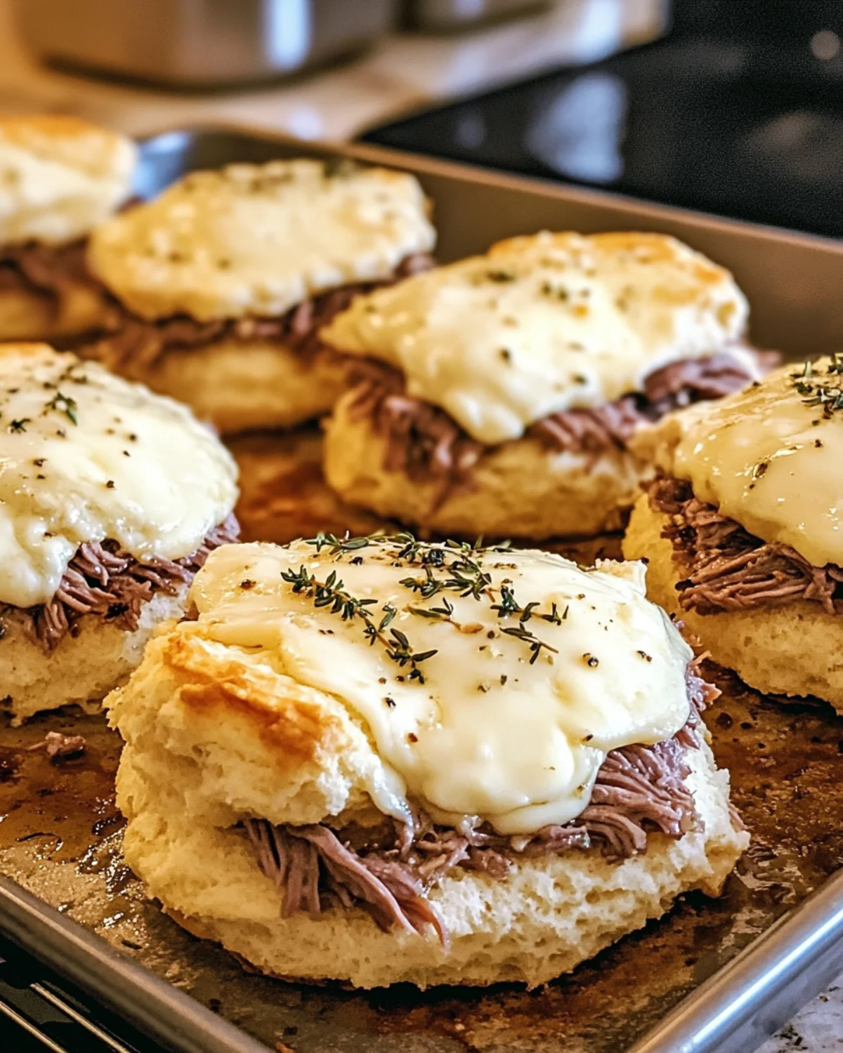 Baked French Dip Biscuits: The Perfect Party Snack