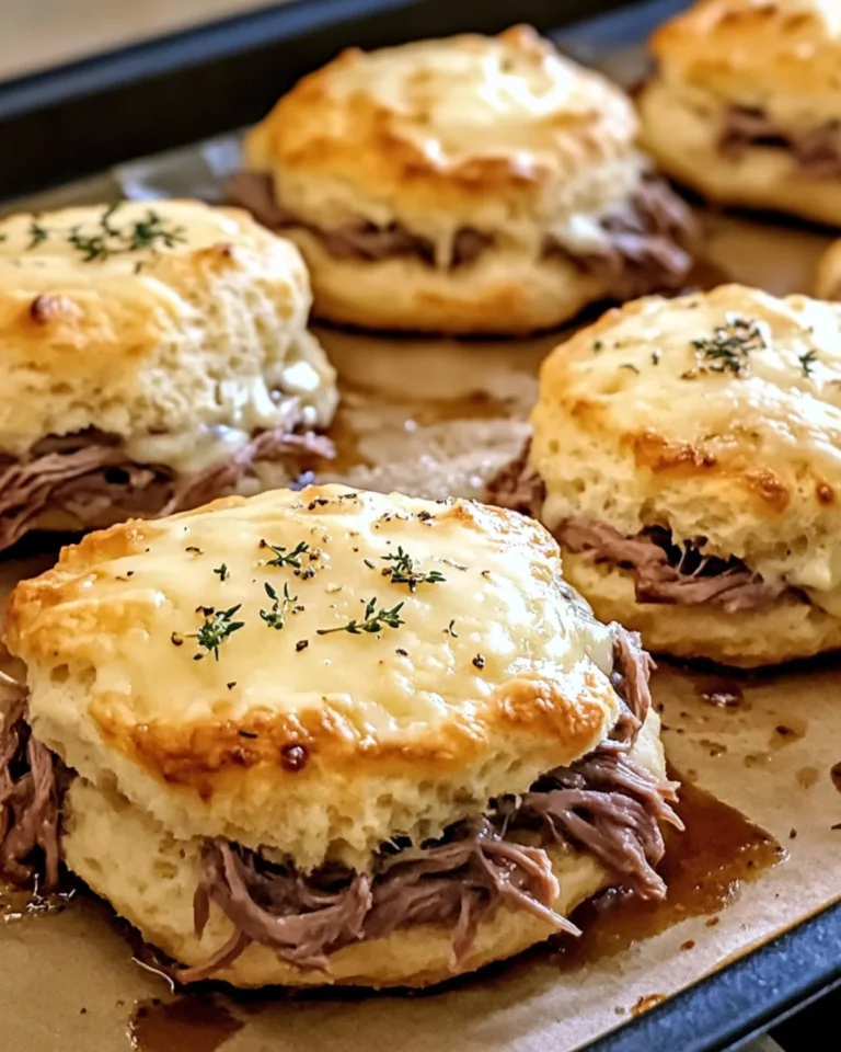 Baked French Dip Biscuits: The Perfect Party Snack