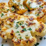 Cheesy Baked Cauliflower Steaks – Easy Oven Recipe 5 Cheesy Baked Cauliflower Steaks – Easy Oven Recipe