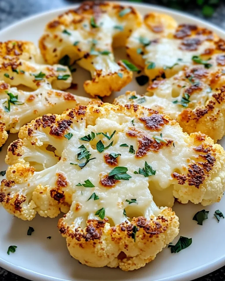 Cheesy Baked Cauliflower Steaks – Easy Oven Recipe