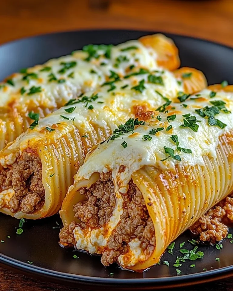 Creamy Ricotta Beef Stuffed Shells Pasta Recipe