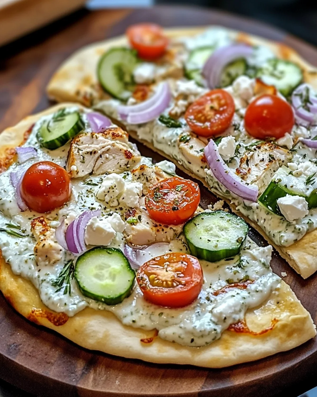 Tzatziki Chicken Pizza: A Refreshing Twist on Pizza