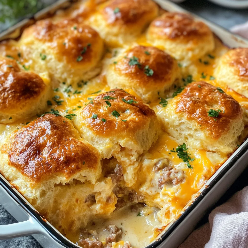 Easy 5-Ingredient Biscuit Breakfast Casserole Recipe 5 Easy 5-Ingredient Biscuit Breakfast Casserole Recipe