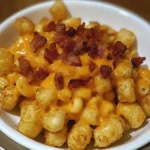 BBQ Bacon Mac and Cheese Loaded Tots Recipe 5 BBQ Bacon Mac and Cheese Loaded Tots Recipe