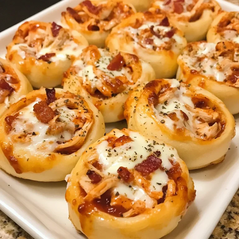 BBQ Chicken Bacon Ranch Pizza Rolls Recipe