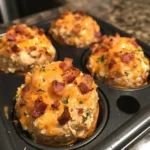 Bacon Cheddar Ranch Chicken Meatloaf Muffins Recipe 5 Bacon Cheddar Ranch Chicken Meatloaf Muffins Recipe