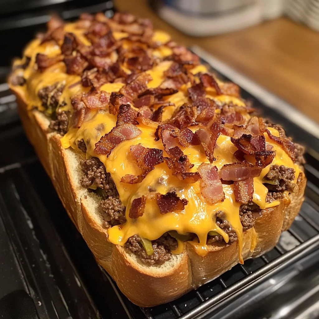 Bacon Cheeseburger Pull-Apart Bread Recipe
