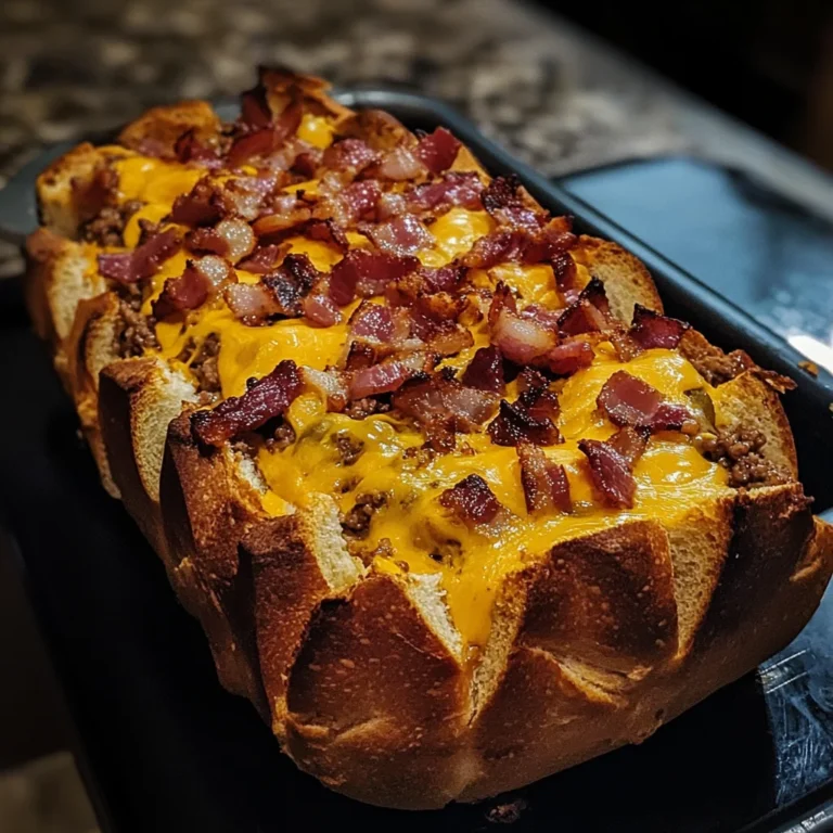Bacon Cheeseburger Pull-Apart Bread Recipe