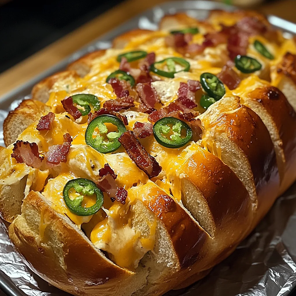 Bacon Jalapeño Cheese Pull-Apart Bread Recipe