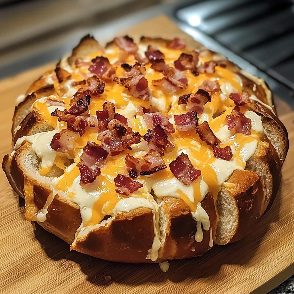 Bacon Ranch Cheese Pull-Apart Bread Recipe