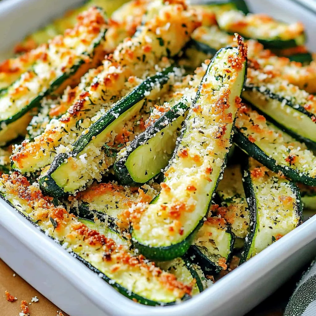 Baked Parmesan Zucchini Sticks: Easy & Delicious Recipe
