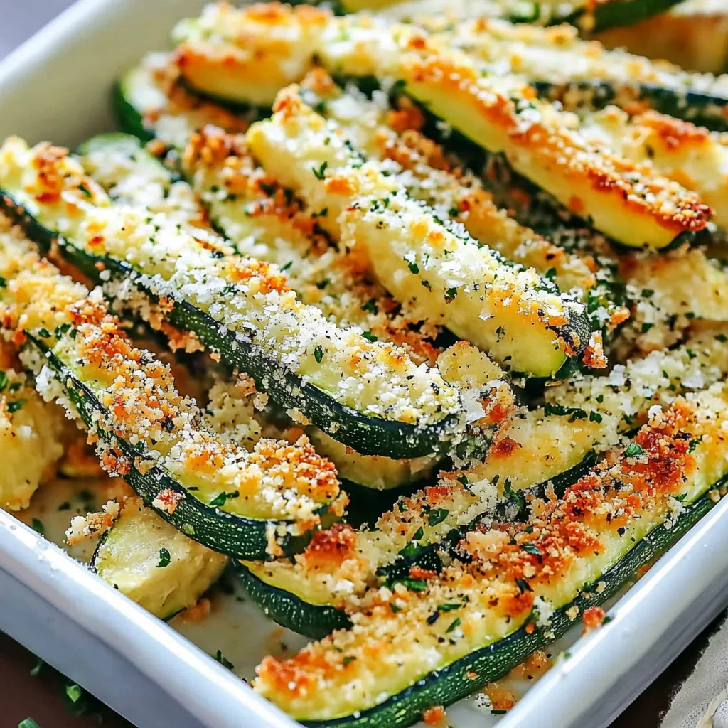 Baked Parmesan Zucchini Sticks: Easy & Delicious Recipe