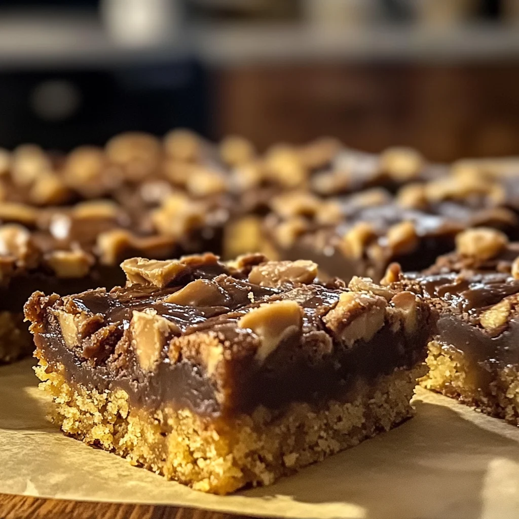 Easy Cake Mix Toffee Bars and Chocolate Chips