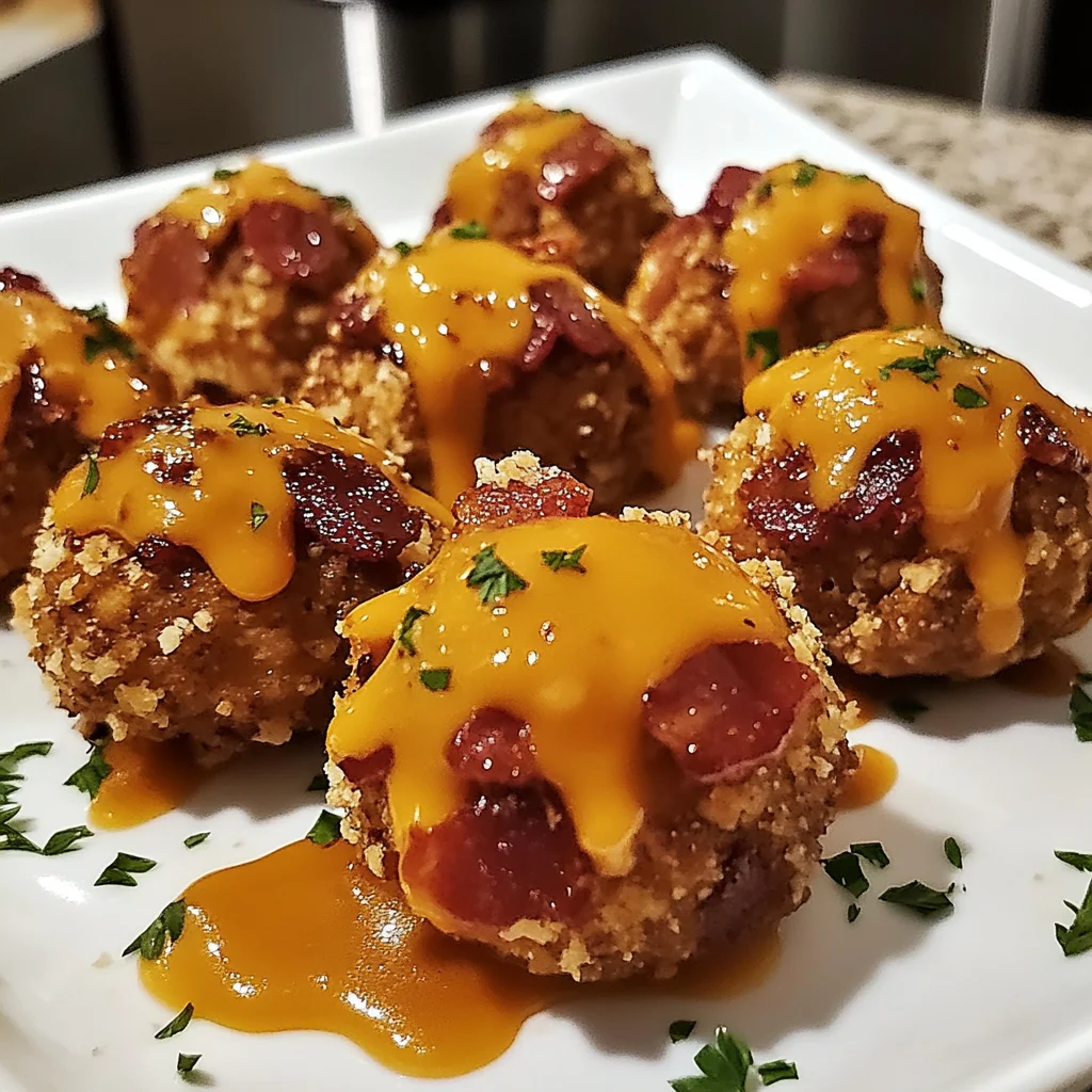 Cheesy BBQ Bacon Bomb Bites Recipe