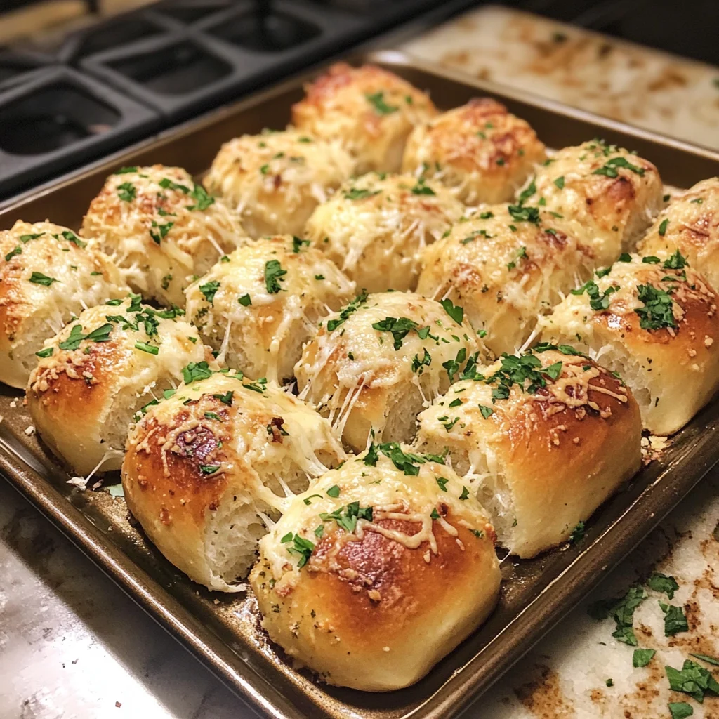 Cheesy Garlic Bread Pull-Apart Bombs Recipe