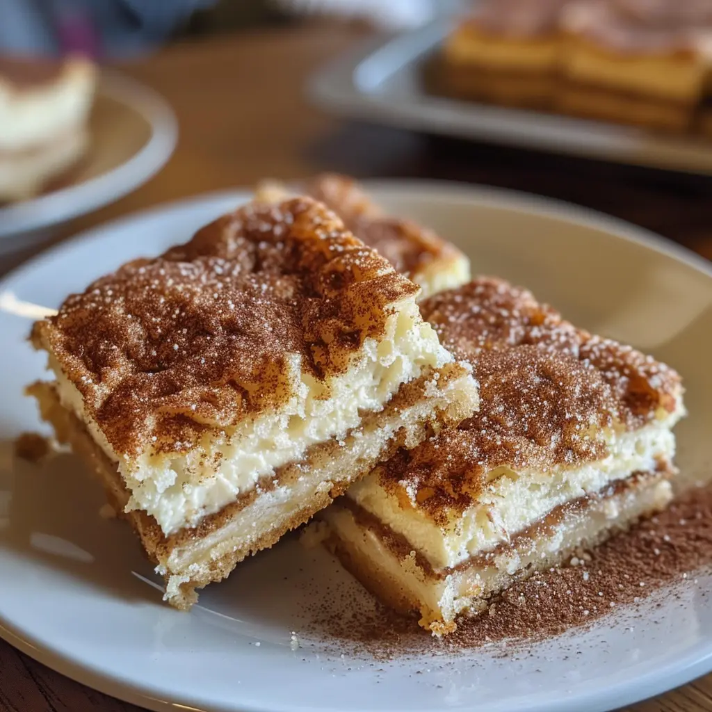 Delicious Churro Cheesecake Bars Recipe