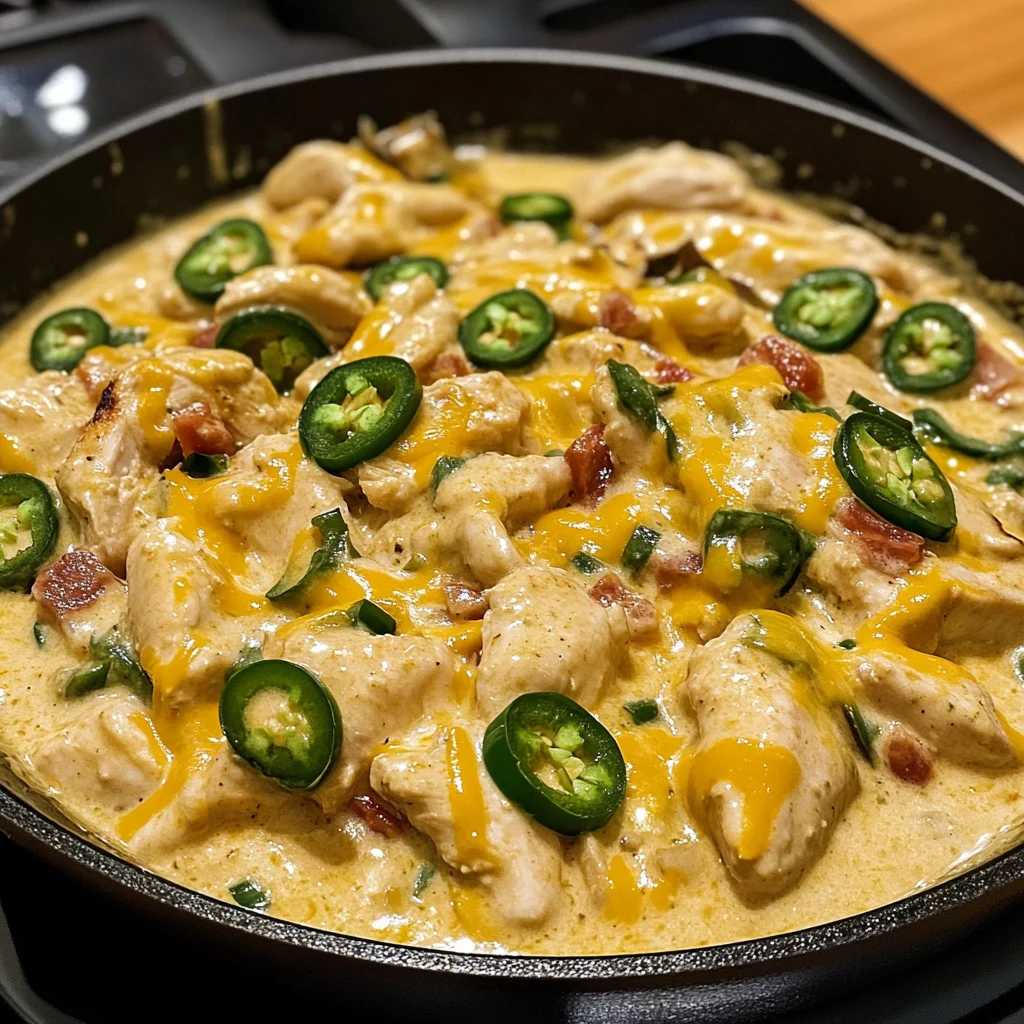Creamy Jalapeño Chicken Skillet Recipe