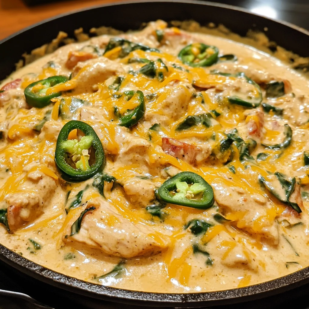 Creamy Jalapeño Chicken Skillet Recipe