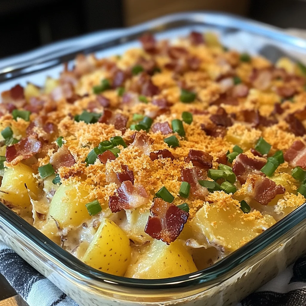Crispy Bacon Ranch Potato Bomb Casserole Recipe
