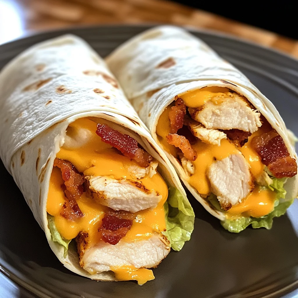 Crispy Chicken Bacon Ranch Wraps Recipe