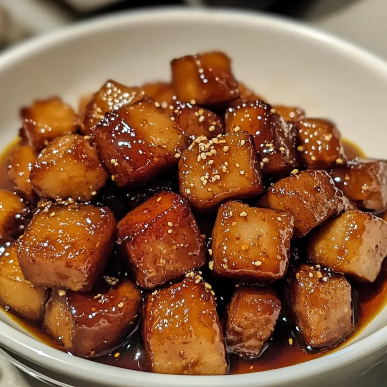 Crispy Honey Garlic Pork Belly Bites Recipe