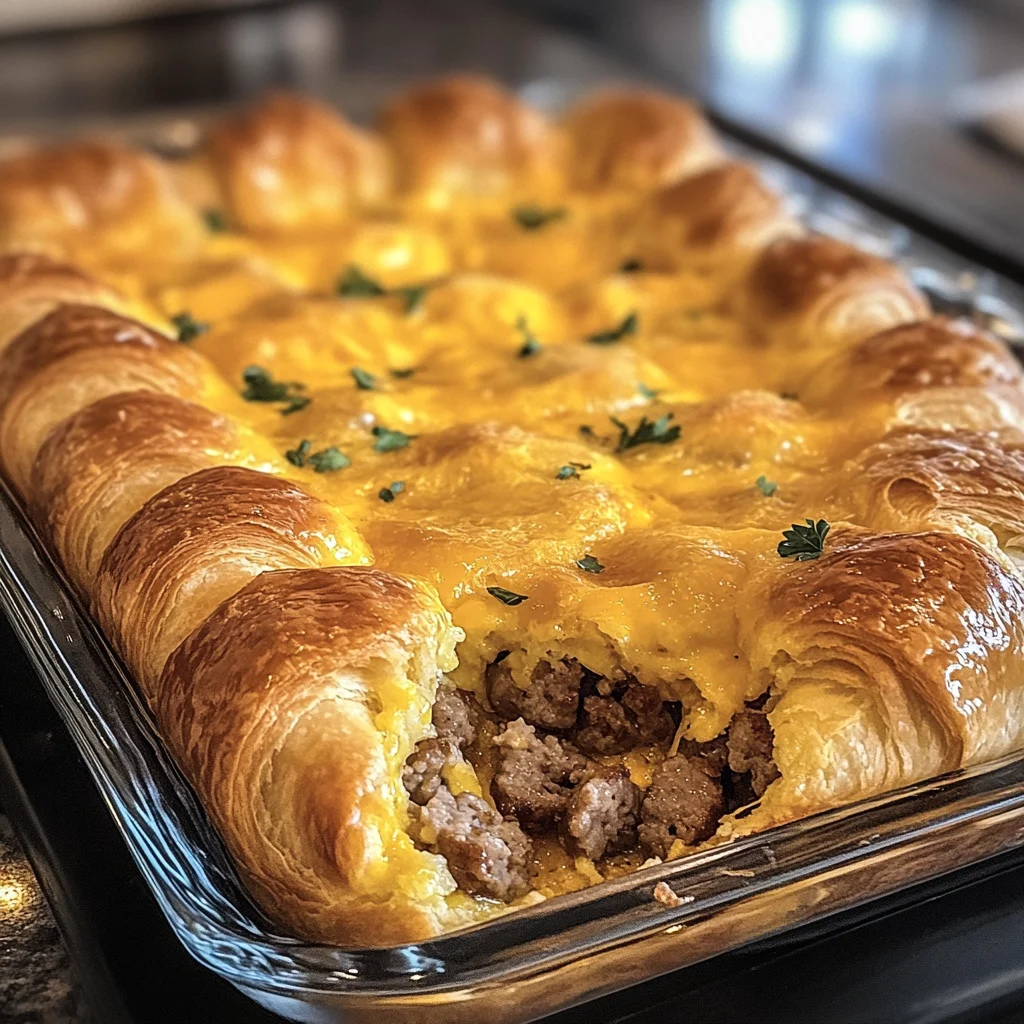 Flaky Croissant Sausage Breakfast Bake Recipe 5 Flaky Croissant Sausage Breakfast Bake Recipe