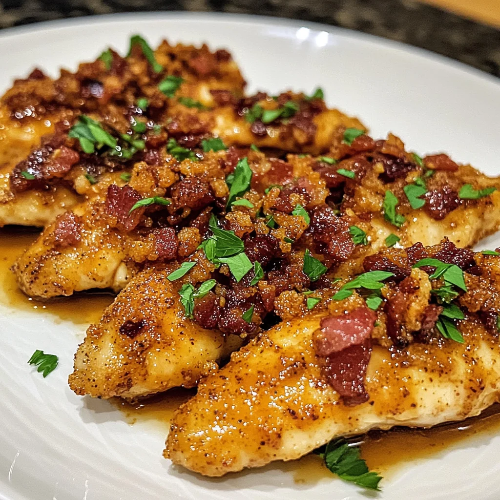 Maple Bacon Chicken Tender: Sweet & Savory Delight