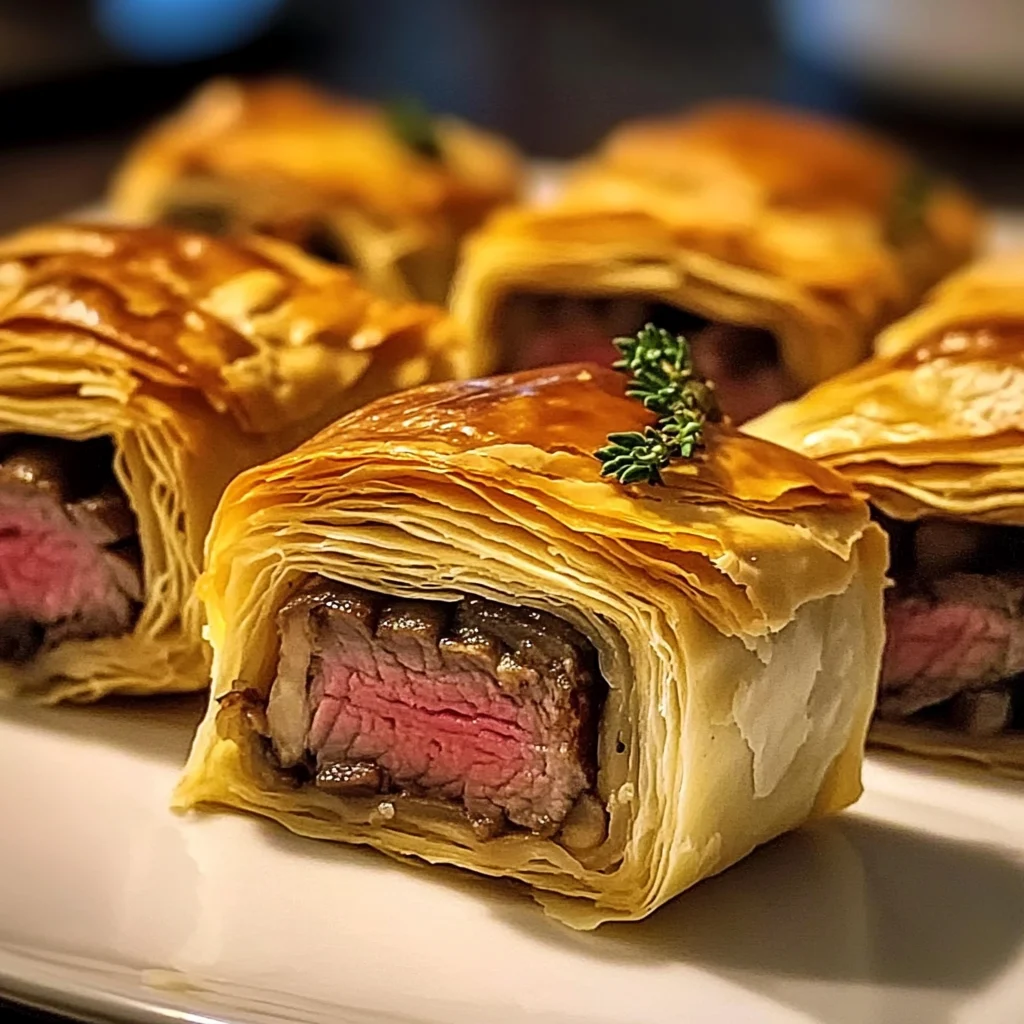 Mini Beef Wellingtons: Easy Party Appetizer Recipe