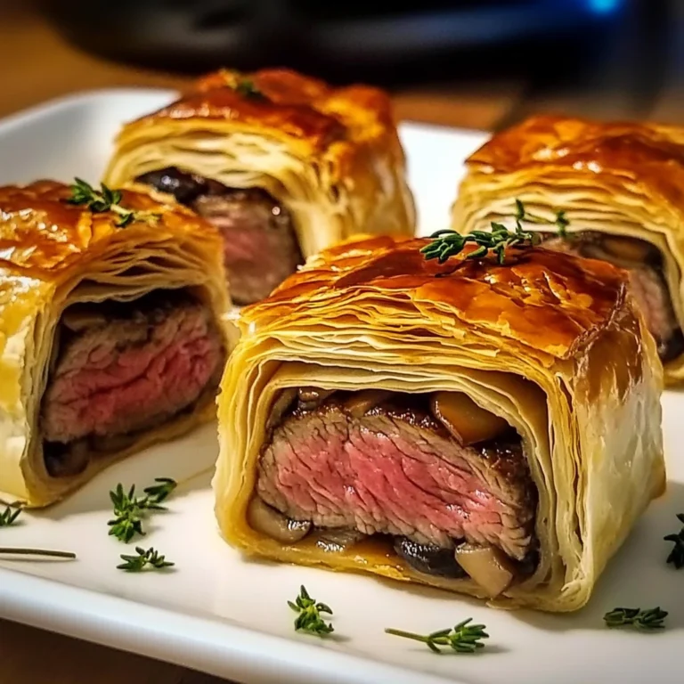 Mini Beef Wellingtons: Easy Party Appetizer Recipe