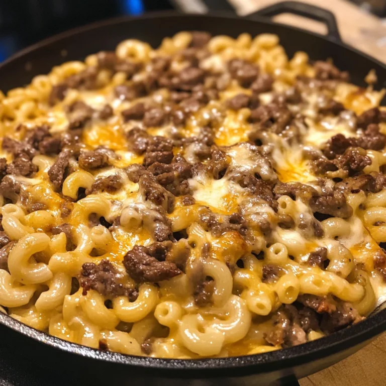 Philly Cheesesteak Mac & Cheese Skillet Recipe