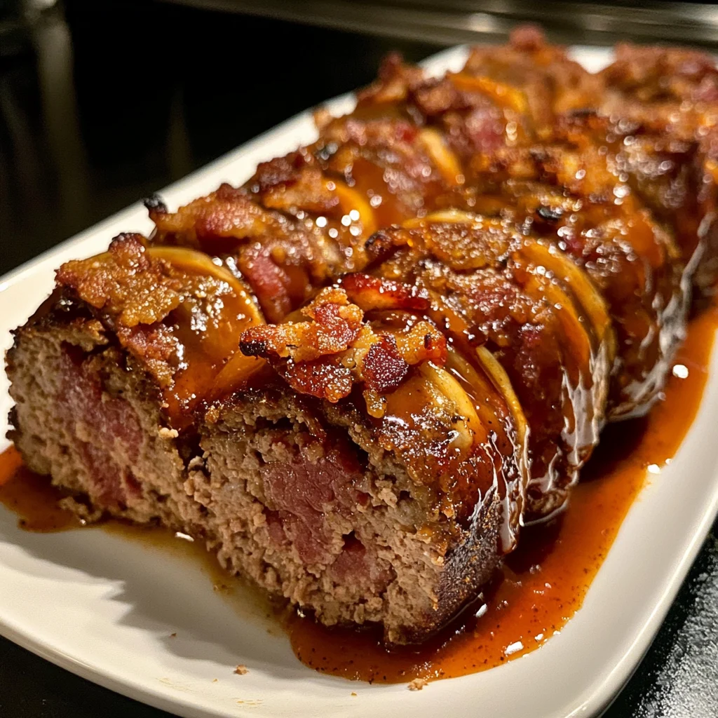 Smoky BBQ Bacon Stuffed Meatloaf Rolls Recipe