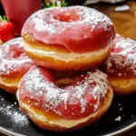 Strawberry Cheesecake Donuts Recipe - Easy & Delicious
