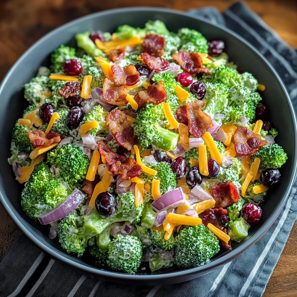 Bacon Broccoli Salad 7 Ingredients Awesome Delicious 4 Bacon Broccoli Salad 7 Ingredients Awesome Delicious