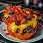 How to Make Bacon Cheeseburger Stuffed Peppers 4 Easy Bacon Cheeseburger Stuffed Peppers Recipe