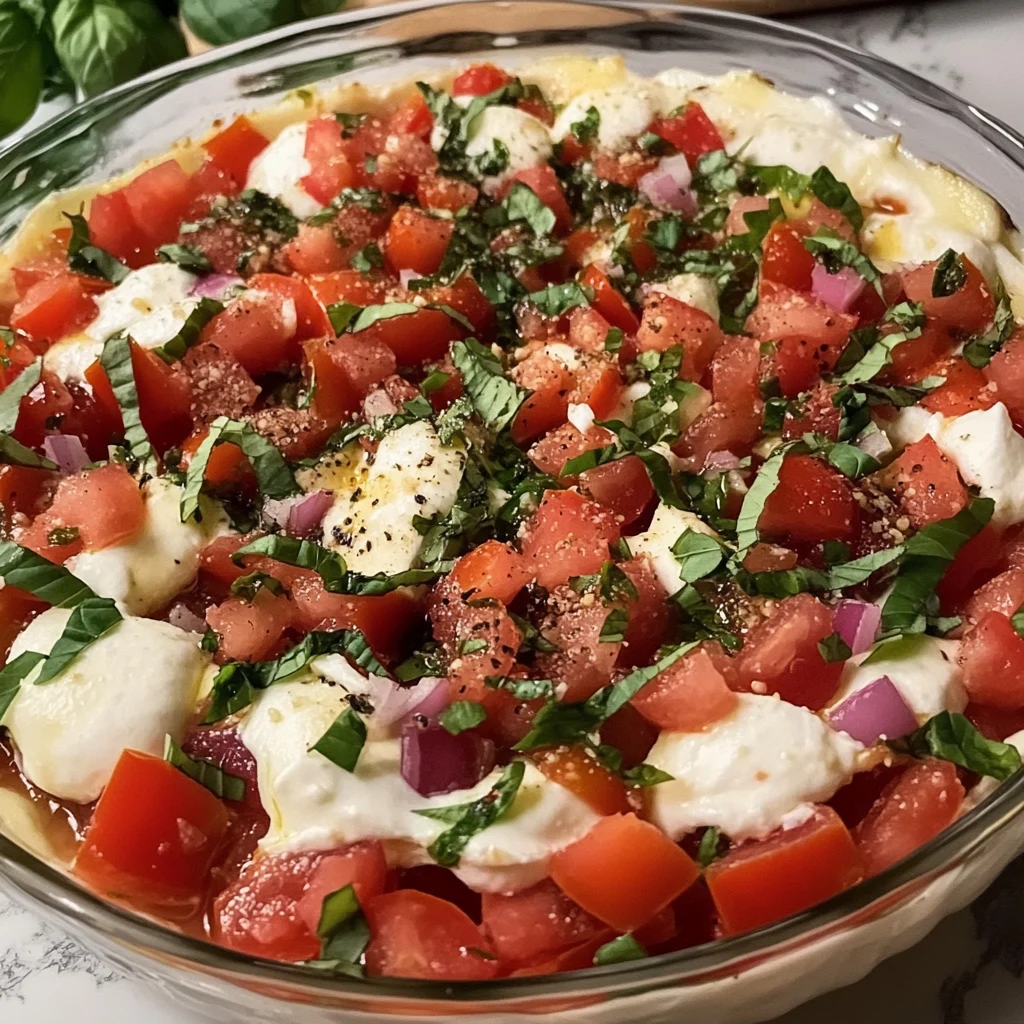Bruschetta Dip 4 Ingredients Easy Delicious