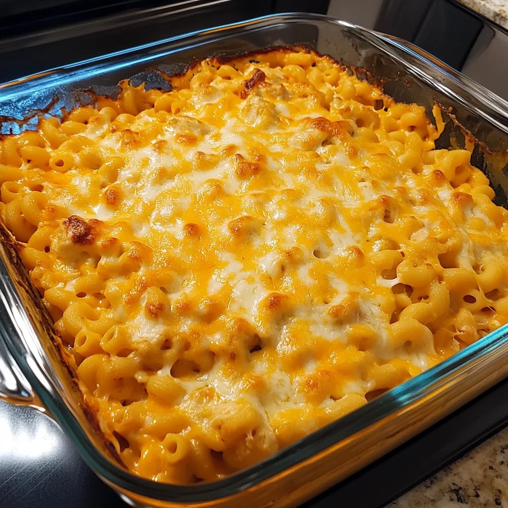 Buffalo Chicken Mac and Cheese Casserole 30 Minutes Easy Delicious