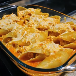 Buffalo Chicken Stuffed Shells 5 Steps Awesome Delicious