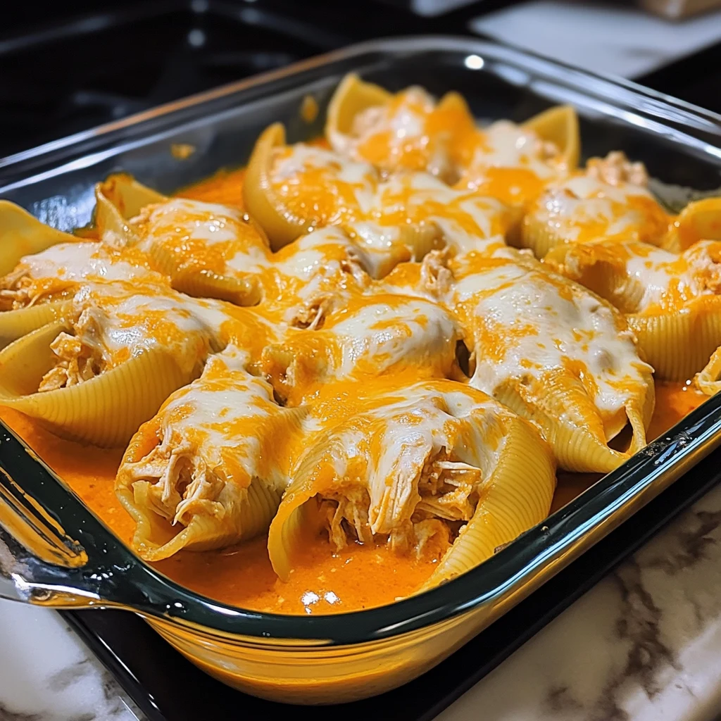Buffalo Chicken Stuffed Shells 5 Steps Awesome Delicious 4 Buffalo Chicken Stuffed Shells 5 Steps Awesome Delicious