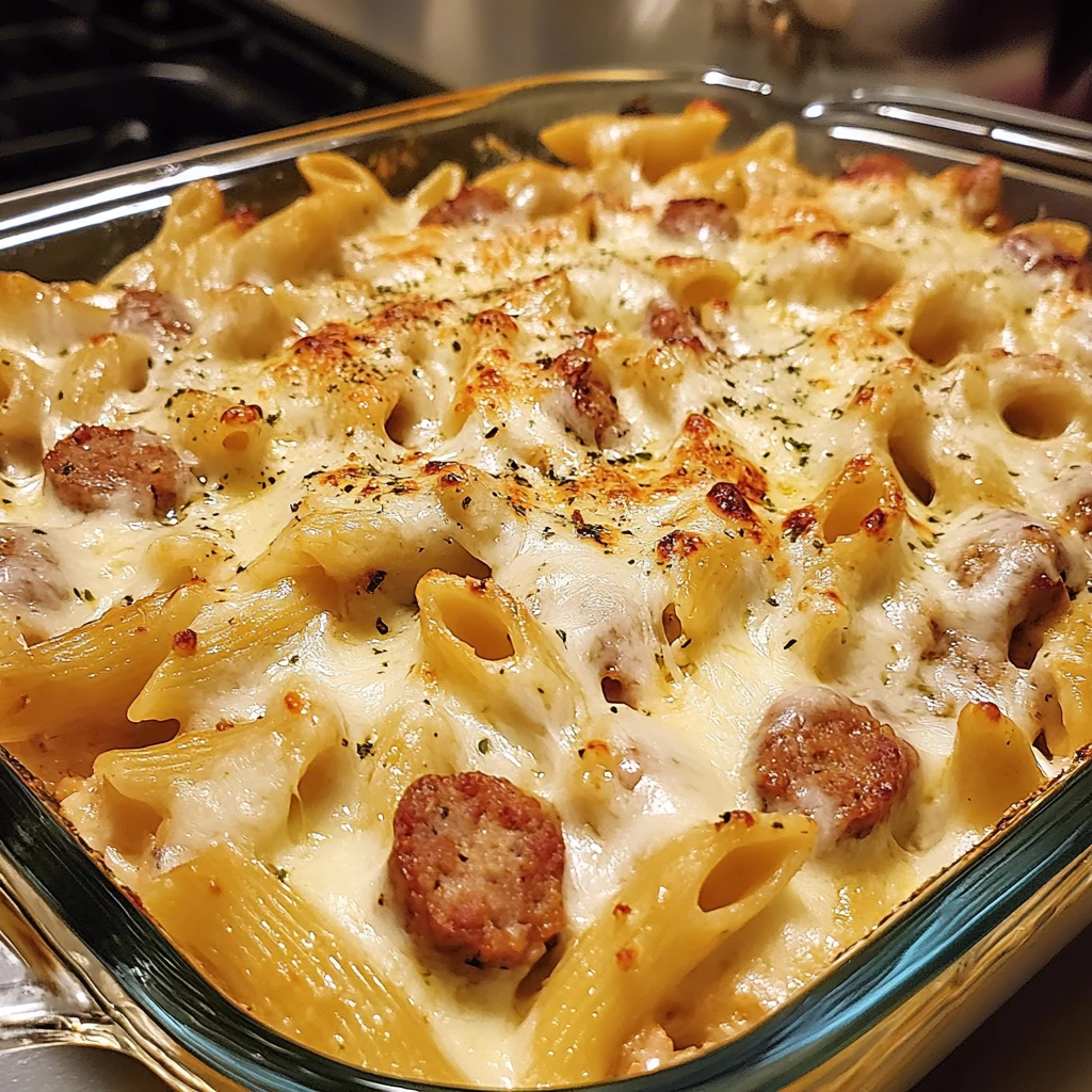 Cajun Sausage Alfredo Bake 5 Steps Ultimate Delicious 4 Cajun Sausage Alfredo Bake 5 Steps Ultimate Delicious