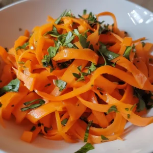 Carrot Ribbon Salad in 5 Minutes – So Delicious