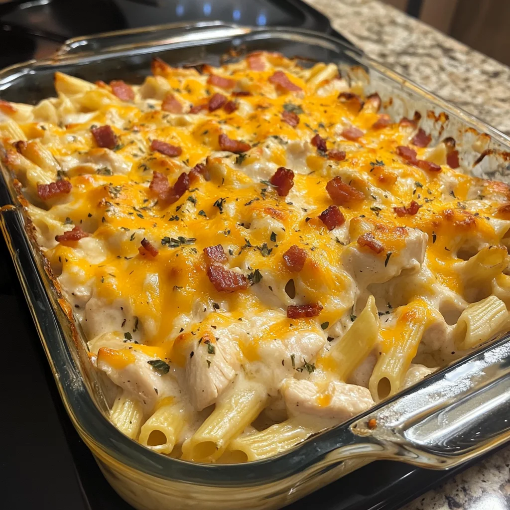 Cheesy Bacon Ranch Chicken Pasta Bake 30 Minutes Easy Delicious 4 Cheesy Bacon Ranch Chicken Pasta Bake 30 Minutes Easy Delicious