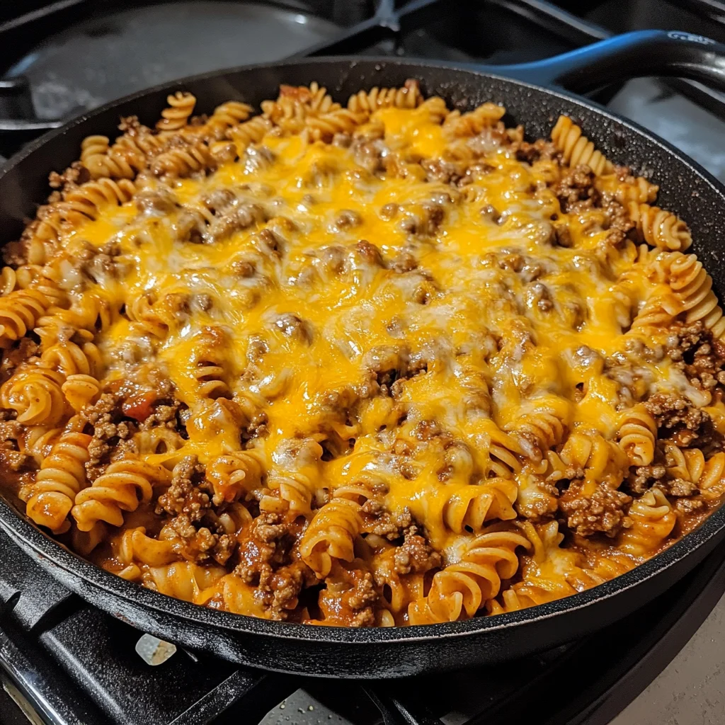 Cheesy Ground Beef Enchilada Pasta Skillet 30 Minutes Easy Delicious 4 Cheesy Ground Beef Enchilada Pasta Skillet 30 Minutes Easy Delicious