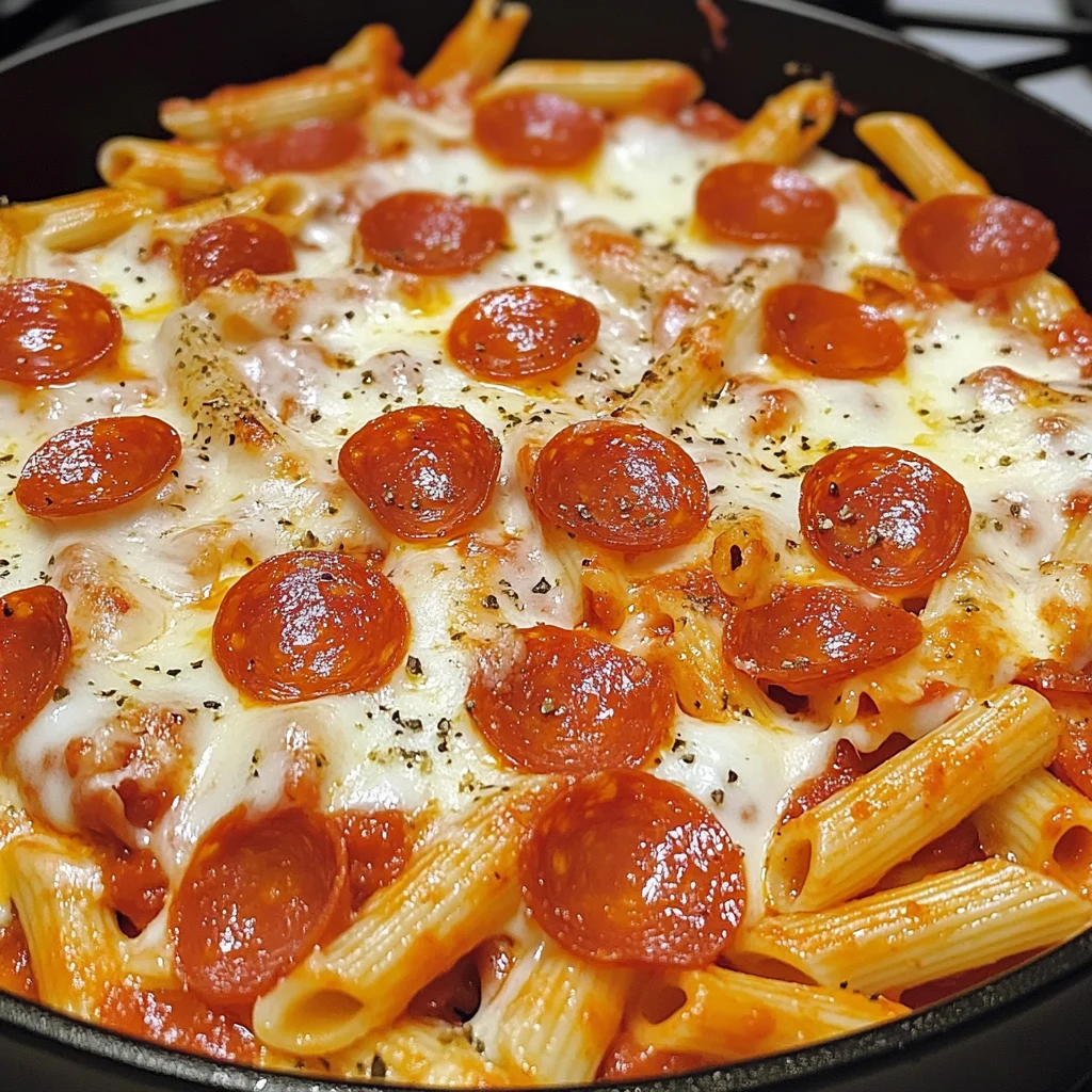 Cheesy Pepperoni Pizza Pasta 30 Minutes Easy Delicious 4 Cheesy Pepperoni Pizza Pasta 30 Minutes Easy Delicious
