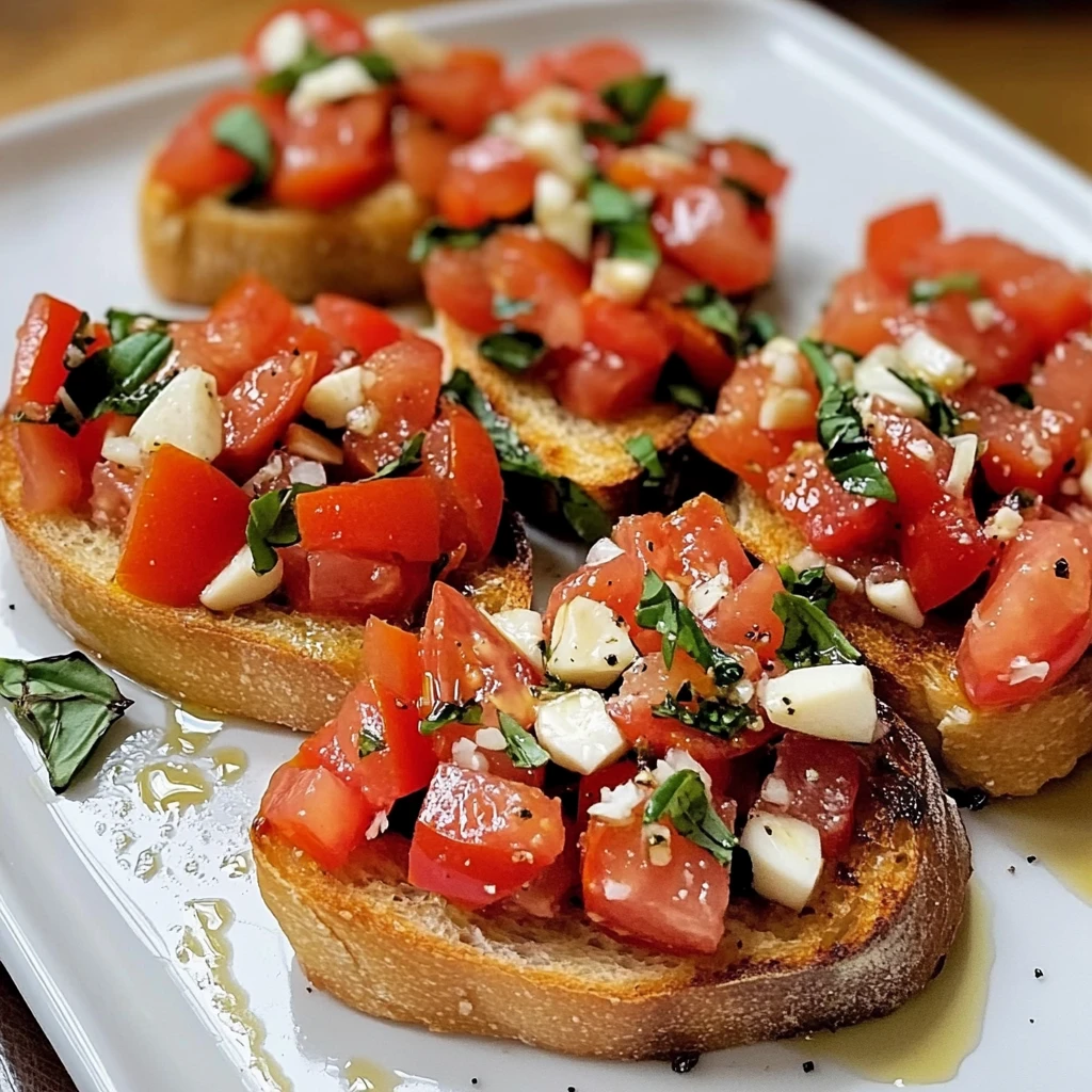 Classic Italian Bruschetta 4 Servings Easy Delicious 4 Classic Italian Bruschetta 4 Servings Easy Delicious