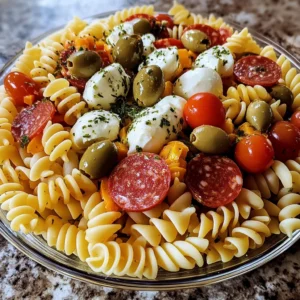 Classic Pasta Salad 7 Ingredients Awesome Delicious