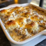 Country Sausage and Gravy Breakfast Casserole - Best Ever