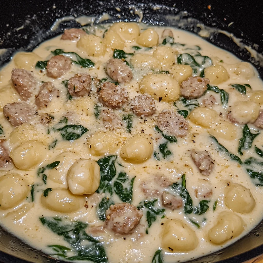 Creamy Italian Sausage and Gnocchi Skillet Recipe 5 Creamy Italian Sausage and Gnocchi Skillet – So Irresistible