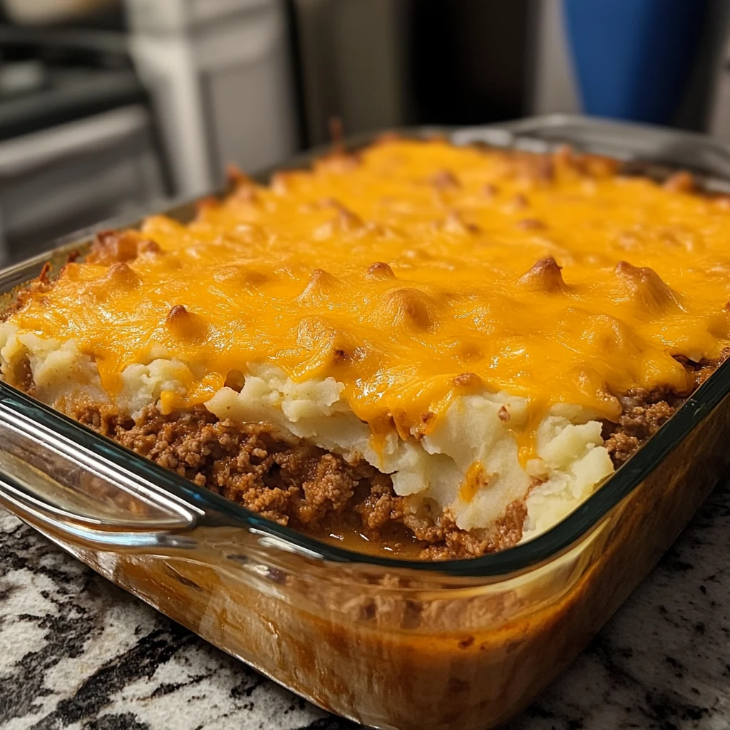 Creamy Taco Meatloaf and Potato Casserole 30 Minutes Easy Delicious